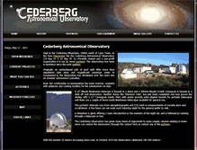 Tablet Screenshot of cederbergobs.org.za